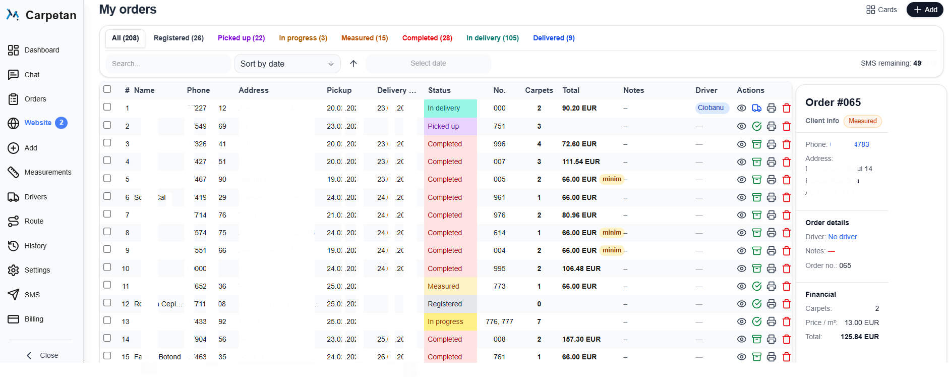 Comenzi si flux de lucru